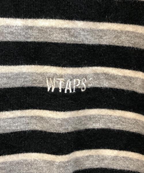 WTAPS（ダブルタップス）WTAPS (ダブルタップス) VASQUE ボーダーポロシャツ/201-ATDT-CSM36 ブラック サイズ:X 02の古着・服飾アイテム
