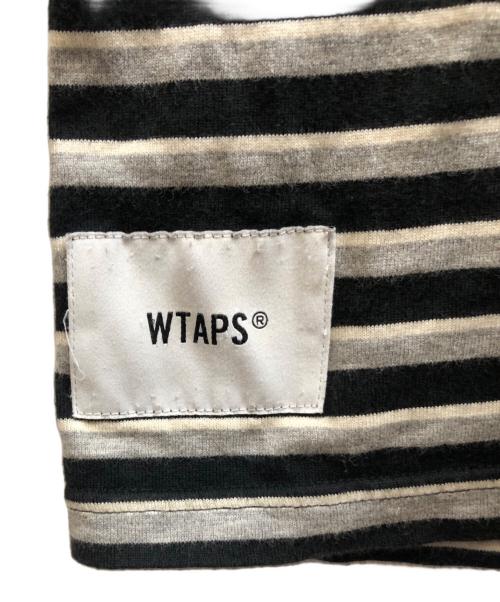 WTAPS（ダブルタップス）WTAPS (ダブルタップス) VASQUE ボーダーポロシャツ/201-ATDT-CSM36 ブラック サイズ:X 02の古着・服飾アイテム