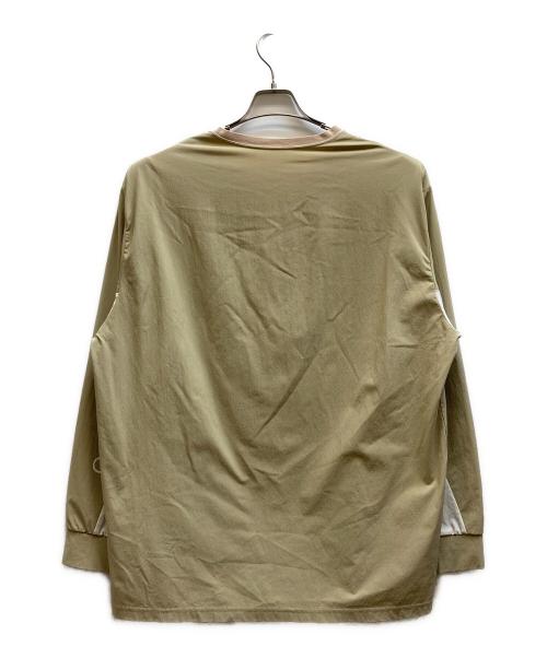 CRONOS（クロノス）CRONOS (クロノス) ロゴナイロンプルオーバー ブラウン サイズ:42の古着・服飾アイテム