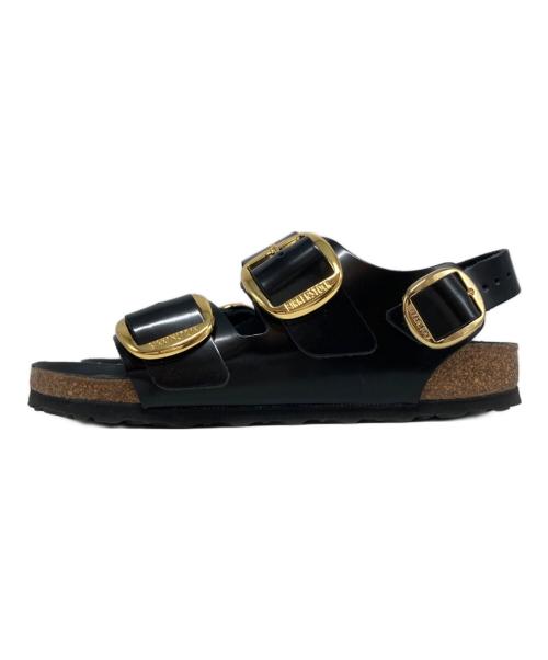 BIRKENSTOCK（ビルケンシュトック）BIRKENSTOCK (ビルケンシュトック) MILANO BIG BUCKLE ブラック サイズ:36の古着・服飾アイテム