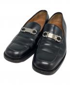 Ferragamoフェラガモ）の古着「ガンチーニビットローファー」｜ブラック