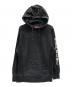 Supreme（シュプリーム）の古着「Metallic Rib Hooded Sweatshirt」｜ブラック