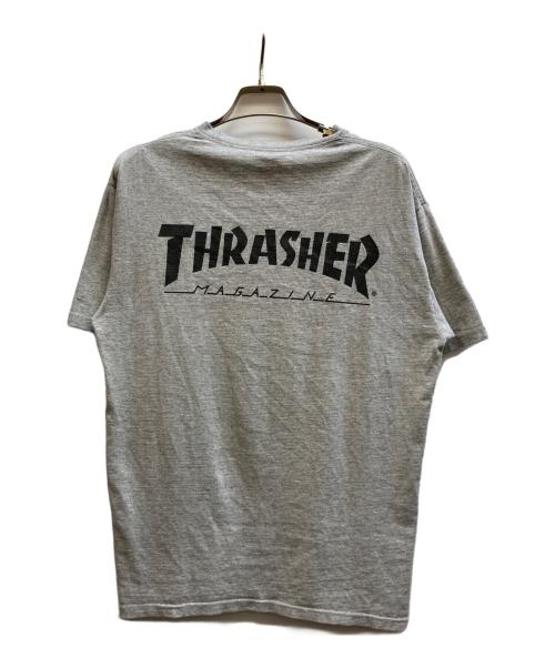SUPREME（シュプリーム）SUPREME (シュプリーム) THRASHER (スラッシャー) 半袖カットソー グレー サイズ:Mの古着・服飾アイテム