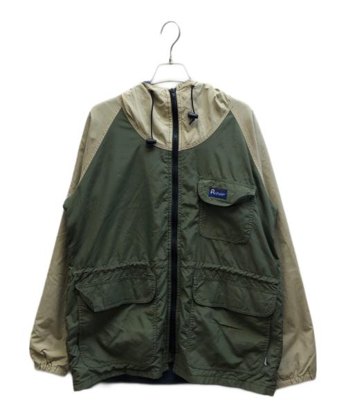 Pen Field（ペンフィールド）Pen Field (ペンフィールド) マウンテンパーカー グリーン×ベージュ サイズ:Mの古着・服飾アイテム