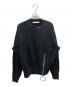 JOHN LAWRENCE SULLIVAN（ジョン ローレンス サリバン）の古着「COTTON ZIPPED SWEAT SHIRT」｜ブラック