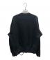 JOHN LAWRENCE SULLIVAN (ジョン ローレンス サリバン) COTTON ZIPPED SWEAT SHIRT ブラック サイズ:M：6000円