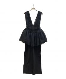 jemma.atelier（ジェマ アトリエ）の古着「チュールドッキングマルチオールインワン」｜ブラック