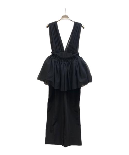 jemma.atelier（ジェマ アトリエ）jemma.atelier (ジェマ アトリエ) チュールドッキングマルチオールインワン ブラック サイズ:1の古着・服飾アイテム