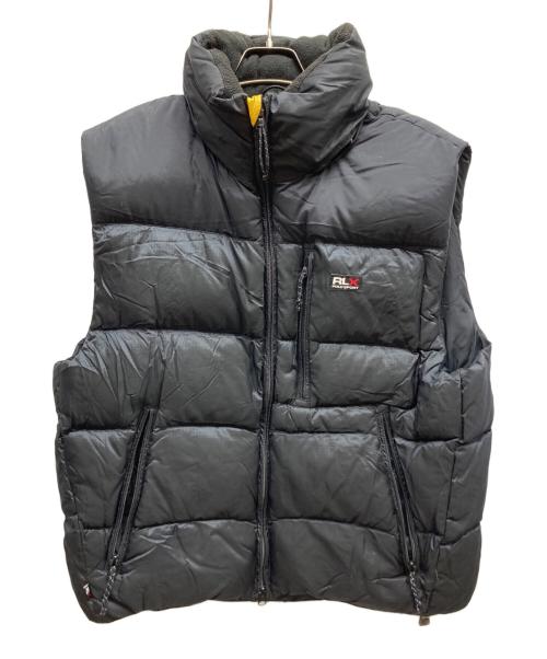 RLX RALPH LAUREN（アールエルエックスラルフローレン）RLX RALPH LAUREN (アールエルエックスラルフローレン) ダウンベスト ブラック サイズ:Lの古着・服飾アイテム