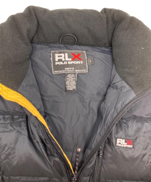 RLX RALPH LAUREN（アールエルエックスラルフローレン）RLX RALPH LAUREN (アールエルエックスラルフローレン) ダウンベスト ブラック サイズ:Lの古着・服飾アイテム