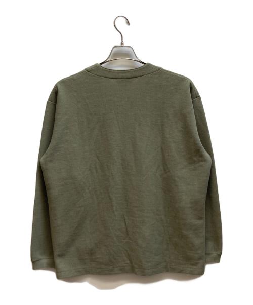 LACOSTE（ラコステ）LACOSTE (ラコステ) ワンポイントカーディガン / SH715PL グリーン サイズ:Mの古着・服飾アイテム