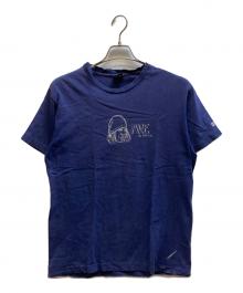 stussy（ステューシー）の古着「AVE プリントシングルステッチTシャツ」｜ネイビー