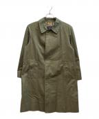 Burberry'sバーバリー）の古着「ステンカラーコート / WD001-902-45」｜カーキ