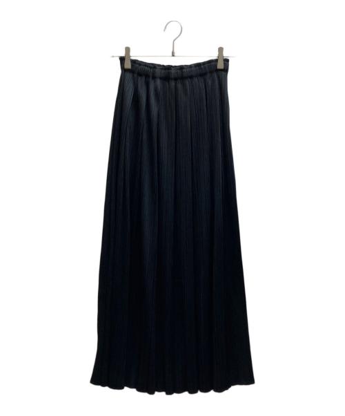 PLEATS PLEASE（プリーツプリーズ）PLEATS PLEASE (プリーツプリーズ) ロングスカート / PP01-JG103 ブラック サイズ:2の古着・服飾アイテム