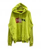 DIESELディーゼル）の古着「ロゴパーカー」｜グリーン