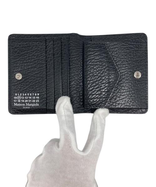Maison Margiela（メゾンマルジェラ）Maison Margiela (メゾンマルジェラ) 2つ折り財布 /  S56UI0140 ブラックの古着・服飾アイテム