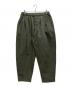 CASEY CASEY（ケーシーケーシー）の古着「PLEAT PANT / 20HP180」｜オリーブ