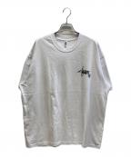 S/DOUBLEエスダブル）の古着「Shawn Script T-Shirt」｜ホワイト
