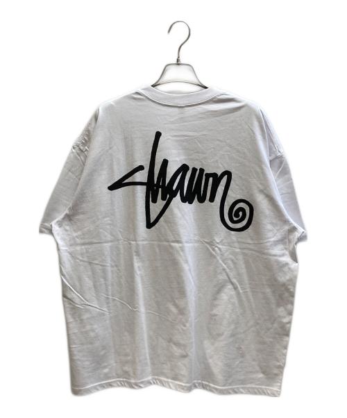 S/DOUBLE（エスダブル）S/DOUBLE (エスダブル) Shawn Script T-Shirt ホワイト サイズ:XL 未使用品の古着・服飾アイテム