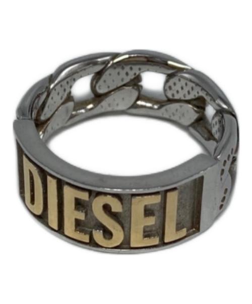 DIESEL（ディーゼル）DIESEL (ディーゼル) ロゴリング シルバー サイズ:16号の古着・服飾アイテム