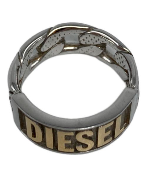 DIESEL（ディーゼル）DIESEL (ディーゼル) ロゴリング シルバー サイズ:16号の古着・服飾アイテム