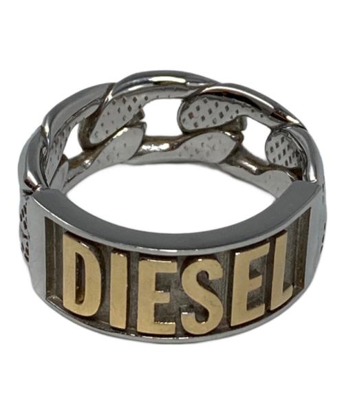 DIESEL（ディーゼル）DIESEL (ディーゼル) ロゴリング シルバー サイズ:16号の古着・服飾アイテム