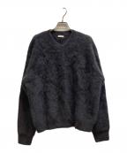 LIDnMリドム）の古着「Fox Cashmere V Knit/lm25aw09730」｜ブラック
