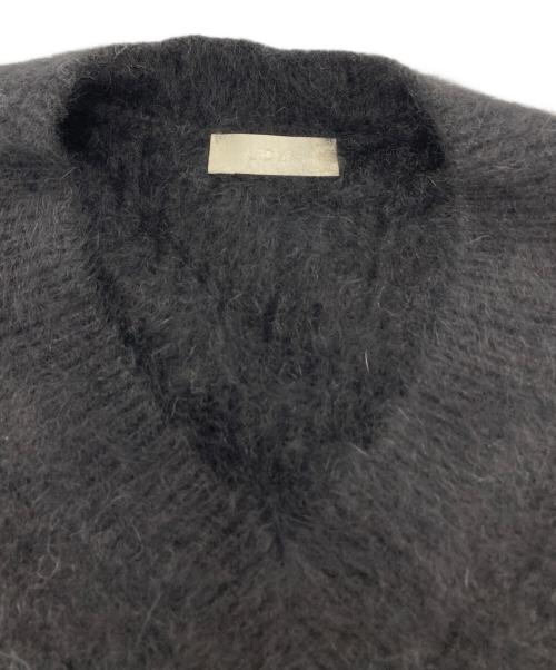 LIDnM（リドム）LIDnM (リドム) Fox Cashmere V Knit/lm25aw09730 ブラック サイズ:Mの古着・服飾アイテム