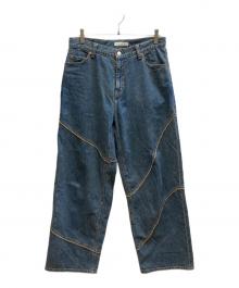 jieda（ジエダ）の古着「DISTORTED DENIM PANTS/Jie-24W-PT04」｜インディゴ