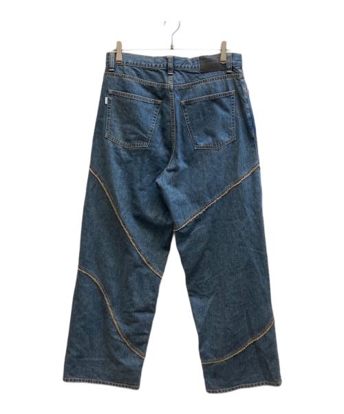 jieda（ジエダ）Jieda (ジエダ) DISTORTED DENIM PANTS/Jie-24W-PT04 インディゴ サイズ:2の古着・服飾アイテム