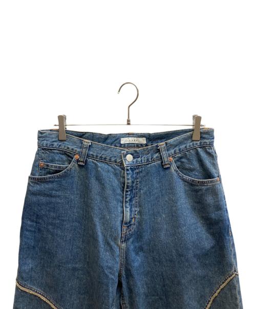 jieda（ジエダ）Jieda (ジエダ) DISTORTED DENIM PANTS/Jie-24W-PT04 インディゴ サイズ:2の古着・服飾アイテム
