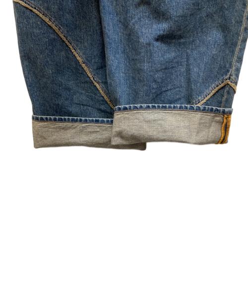 jieda（ジエダ）Jieda (ジエダ) DISTORTED DENIM PANTS/Jie-24W-PT04 インディゴ サイズ:2の古着・服飾アイテム