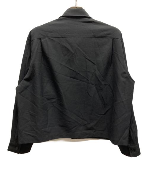 soerte（ソエルテ）soerte (ソエルテ) シャツジャケット/SOSTR244001 ブラック サイズ:Mの古着・服飾アイテム