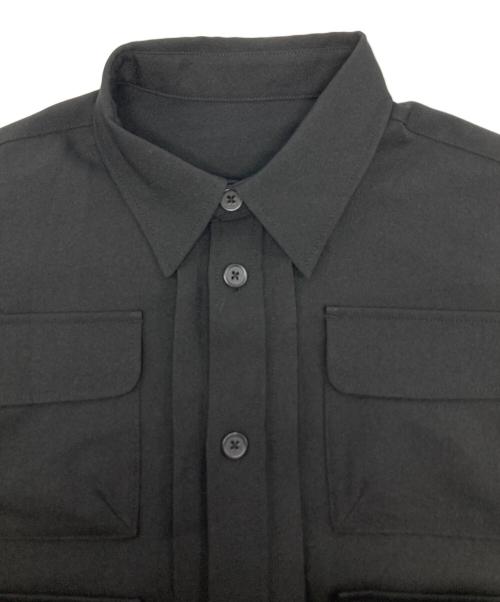 soerte（ソエルテ）soerte (ソエルテ) シャツジャケット/SOSTR244001 ブラック サイズ:Mの古着・服飾アイテム