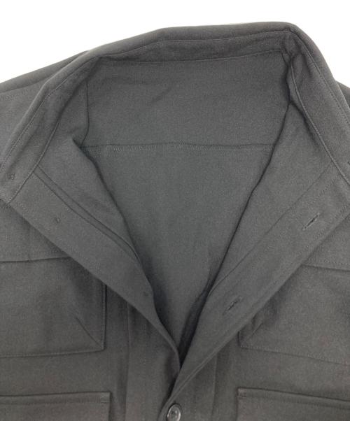 soerte（ソエルテ）soerte (ソエルテ) シャツジャケット/SOSTR244001 ブラック サイズ:Mの古着・服飾アイテム