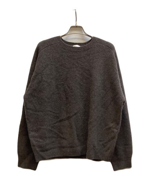 LIDnM（リドム）LIDnM (リドム) Yak Brushed kint ブラウン サイズ:Mの古着・服飾アイテム