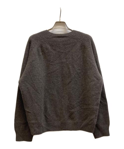 LIDnM（リドム）LIDnM (リドム) Yak Brushed kint ブラウン サイズ:Mの古着・服飾アイテム