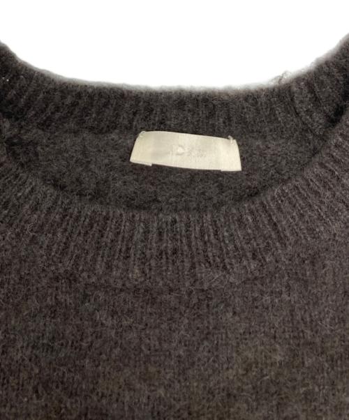 LIDnM（リドム）LIDnM (リドム) Yak Brushed kint ブラウン サイズ:Mの古着・服飾アイテム