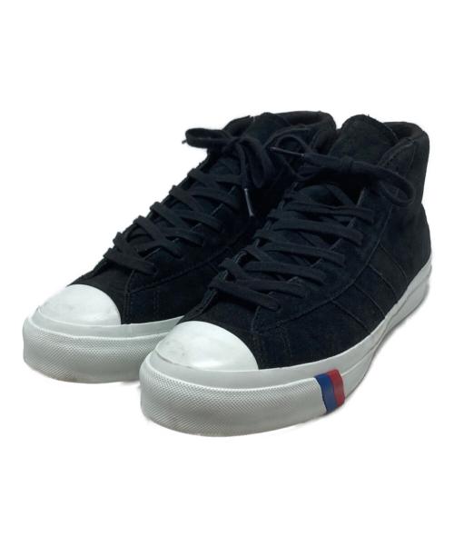 PRO-Keds（プロケッズ）PRO-Keds (プロケッズ) ロイヤルプラス スエード ハイ〈ウォータープルーフ〉 / PN1121WP ブラック サイズ:26cmの古着・服飾アイテム