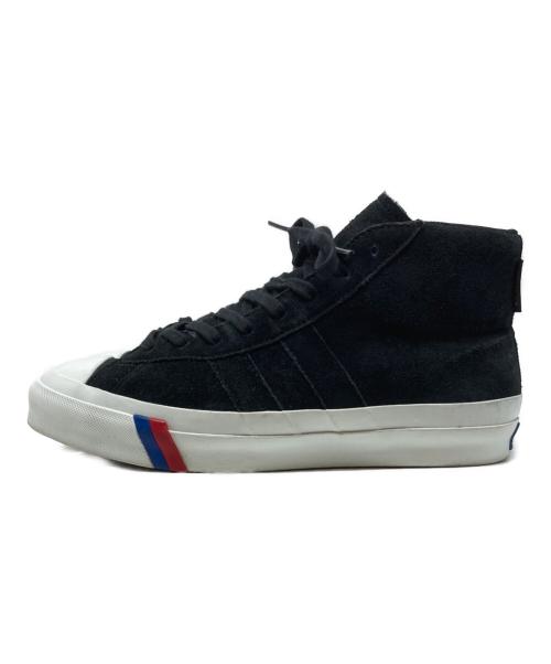 PRO-Keds（プロケッズ）PRO-Keds (プロケッズ) ロイヤルプラス スエード ハイ〈ウォータープルーフ〉 / PN1121WP ブラック サイズ:26cmの古着・服飾アイテム