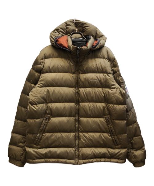 Eddie Bauer（エディーバウアー）Eddie Bauer (エディーバウアー) ダウンジャケット カーキ サイズ:XLの古着・服飾アイテム