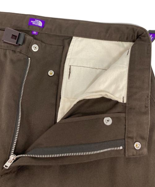 THE NORTHFACE PURPLELABEL（ザ・ノースフェイス パープルレーベル）THE NORTHFACE PURPLELABEL (ザ・ノースフェイス パープルレーベル) Chino Wide Tapered Field Pants/N24FC076 ブラウン サイズ:32の古着・服飾アイテム