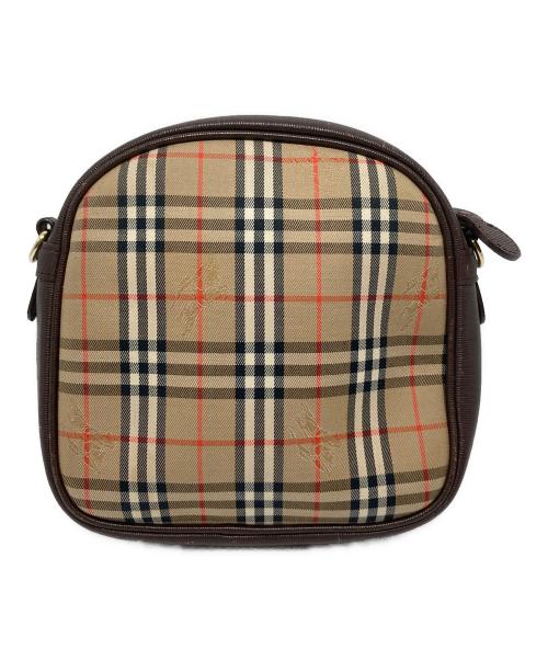 Burberry's（バーバリーズ）Burberry's (バーバリー) ノバチェックミニショルダーバッグ ブラウンの古着・服飾アイテム