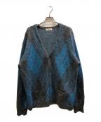 RADIALLラディアル）の古着「INNA DE YARD - CARDIGAN SWEATER/RAD-23AW-KNIT001」｜ブルー
