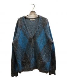 RADIALL（ラディアル）の古着「INNA DE YARD - CARDIGAN SWEATER/RAD-23AW-KNIT001」｜ブルー