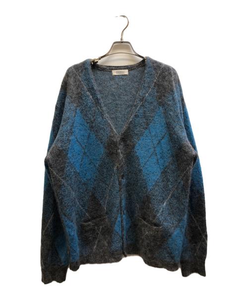 RADIALL（ラディアル）RADIALL (ラディアル) INNA DE YARD - CARDIGAN SWEATER/RAD-23AW-KNIT001 ブルー サイズ:Lの古着・服飾アイテム