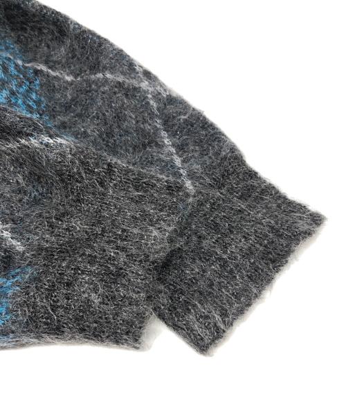 RADIALL（ラディアル）RADIALL (ラディアル) INNA DE YARD - CARDIGAN SWEATER/RAD-23AW-KNIT001 ブルー サイズ:Lの古着・服飾アイテム