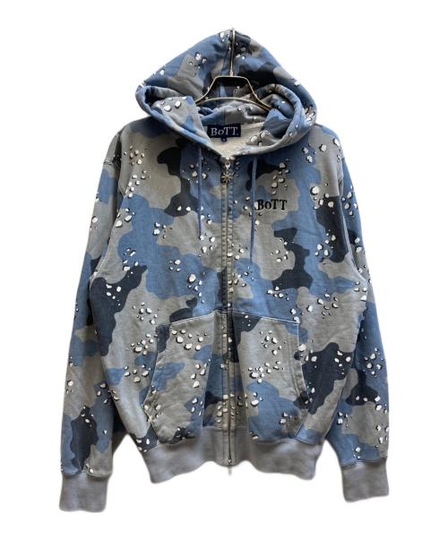 BoTT（ボット）BoTT (ボット) Desert Camo Zip Hoodie/251BoTT24 ブルー サイズ:Mの古着・服飾アイテム