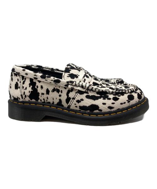 Dr.Martens（ドクターマーチン）Dr.Martens (ドクターマーチン) PENTON ローファーシューズ ホワイト×ブラック サイズ:UK8の古着・服飾アイテム