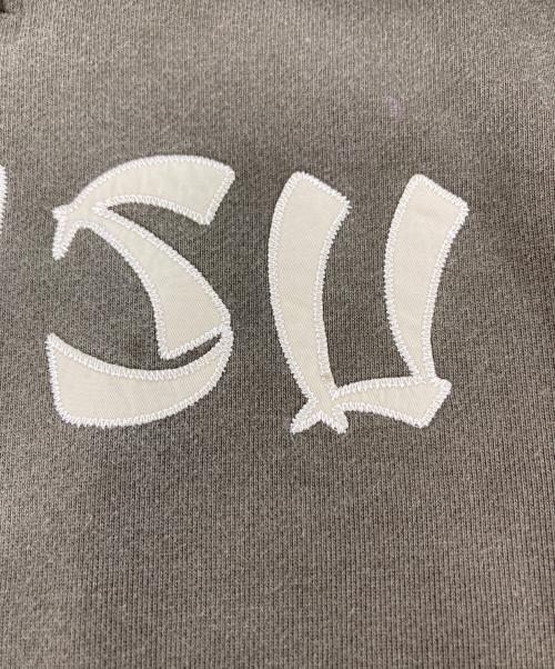 EVISU（エヴィス）EVISU (エヴィス) BLOCKING HEAVY WASHED HALF ZIP SWEATSHIRT/2EAEJM5SW6106 カーキ サイズ:XLの古着・服飾アイテム